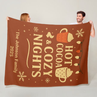 Hot Cocoa & Cosy Nights Family Blanket
