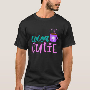 Hot Cocoa  Girls Princess Christmas Hot Chocolate T-Shirt
