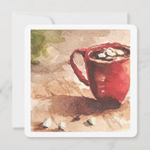 Hot Cocoa greeting card