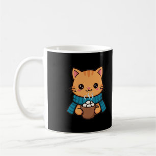 Hot Cocoa Kitten Christmas Coffee Mug