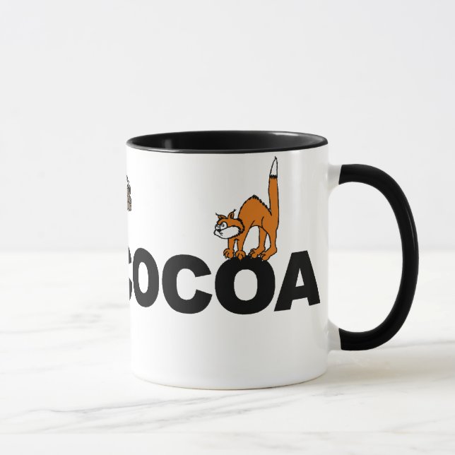 Hot Cocoa Kitty Mug (Right)