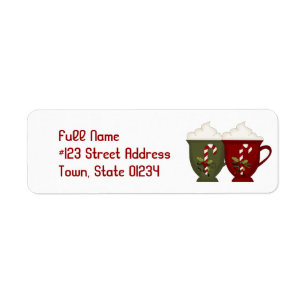 Hot Cocoa Mailing Labels