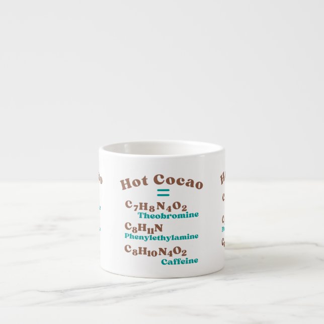 Hot Cocoa molecular  Espresso Cup (Front)
