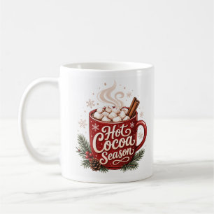 Hot Cocoa Season Cosy Winter Christmas Coffee Mug