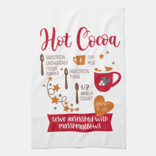 Hot Cocoa Tea Towel