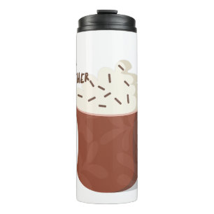Hot cocoa weather thermal tumbler