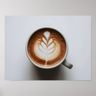 Hot Cocoa with Latte Art Foam  Poster