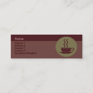 Hot Coffee Business Card