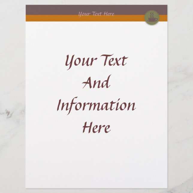 Hot Coffee Letterhead (Front)