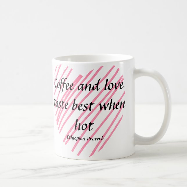 Hot Coffee & Love Mug (Right)