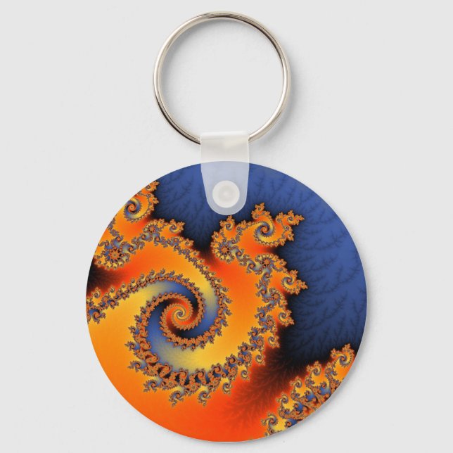 Hot Cold Triple Twirl Keychain (Front)