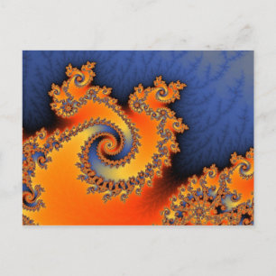 Hot Cold Triple Twirl Postcard