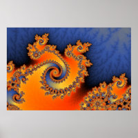 Hot Cold Triple Twirl Poster