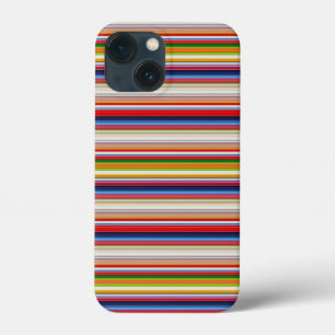 Hot colourful stripes iPhone 13 mini case
