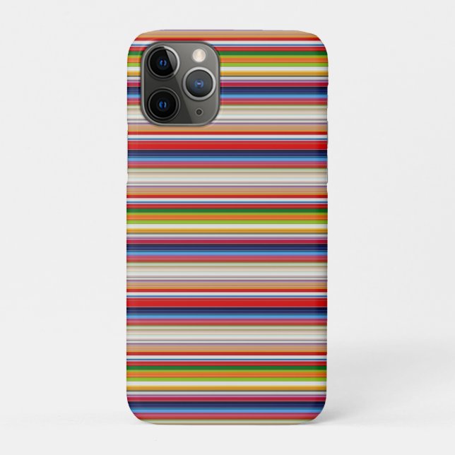 Hot colourful stripes Case-Mate iPhone case (Back)