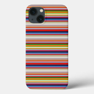 Hot colourful stripes iPhone 13 case