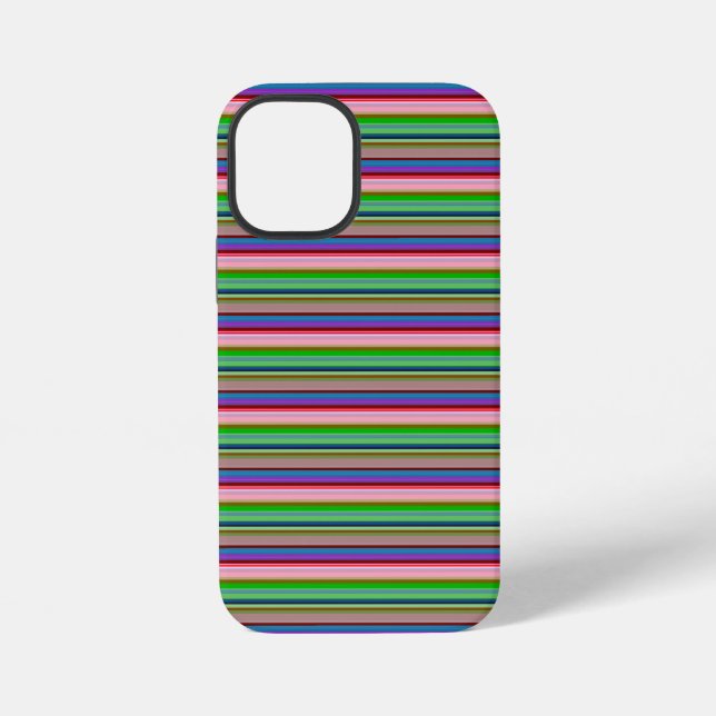 Hot colourful stripes iPhone case (Back)