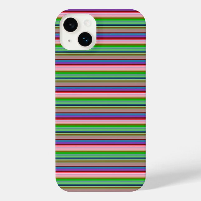 Hot colourful stripes iPhone case (Back)
