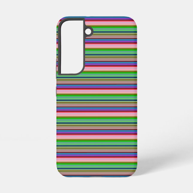 Hot colourful stripes samsung galaxy s22 case (Back)