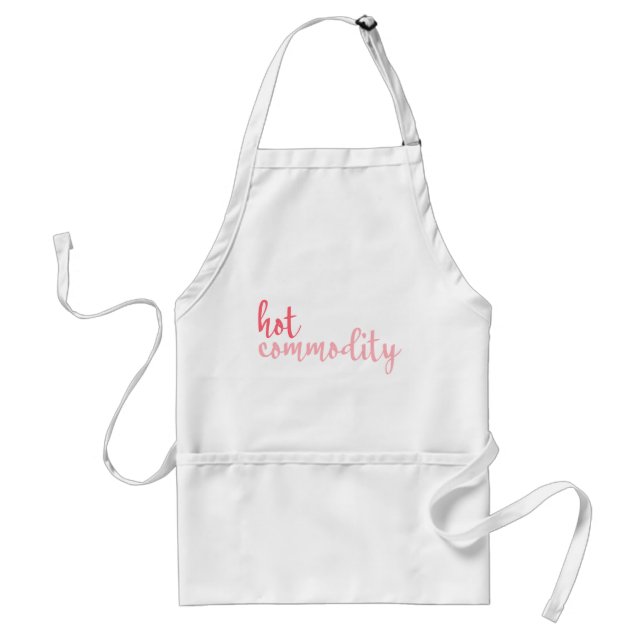 Hot Commodity Pretty Girly Script Standard Apron (Front)