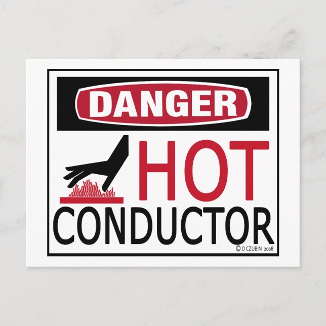 Hot Conductor Postcard (Front)