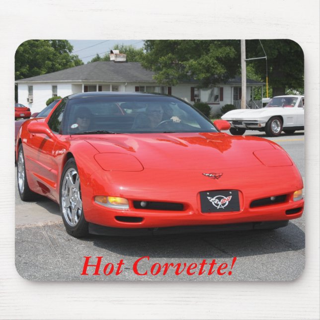 Hot Corvette Mouse Pad 6 (Front)