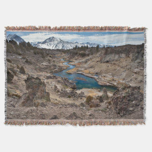 Hot Creek Gulch Throw Blanket
