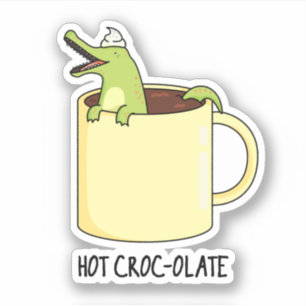 Hot Croc-colate Funny Crocodile Pun 