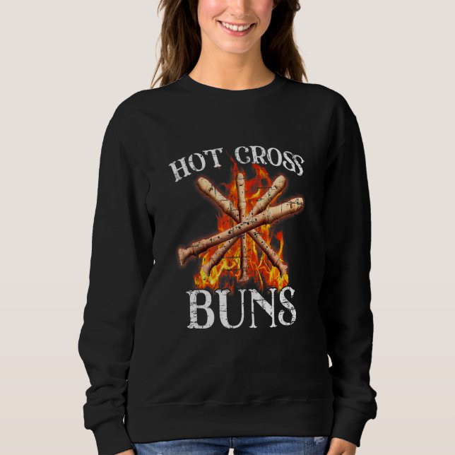 Hot Cross Buns Apparel 5 Sweatshirt (Front)