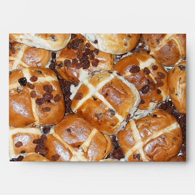 Hot Cross Buns Easter Basket #1 Envelope (Front)