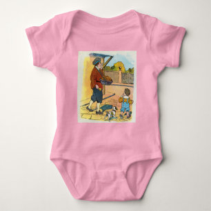 Hot-cross Buns, Mother Goose Nursery Rhyme Picture Baby Bodysuit