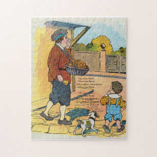 Hot-cross Buns, Mother Goose Nursery Rhyme Picture Jigsaw Puzzle