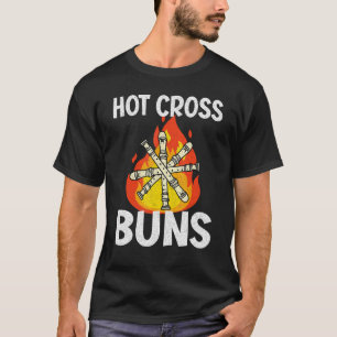 Hot Cross Buns  Womens Hot Cross Buns pattern for  T-Shirt