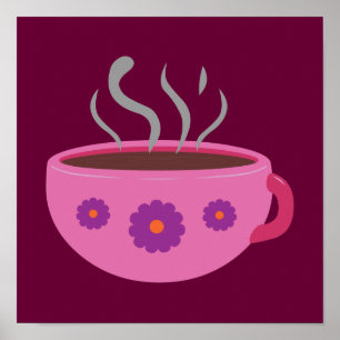 Hot Cup of Coffee Poster