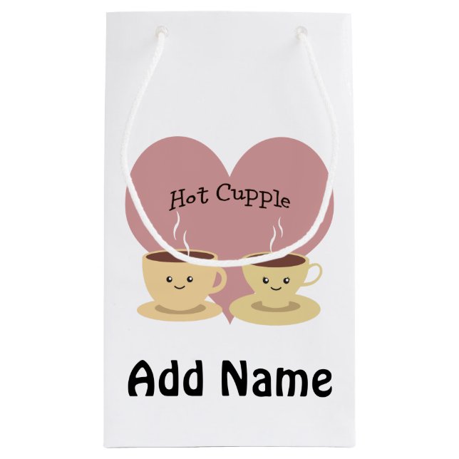 Hot Cupple! Small Gift Bag (Back)