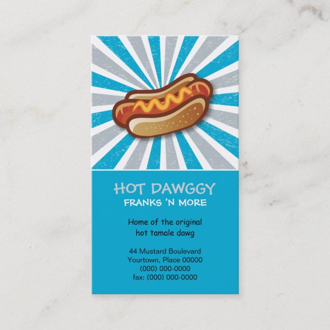Hot Dawg Business Card (Front)