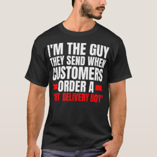 Hot Delivery Boy-Funny Food Delivery DriverCo Mens T-Shirt