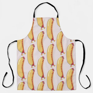 Hot Diggity Dog Fun Cheeky Retro Character Apron