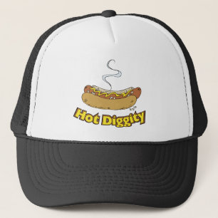 Hot Diggity ~ Hot Dog / Hot Dogs Trucker Hat