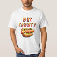 Hot Diggity | Retro Hot dog