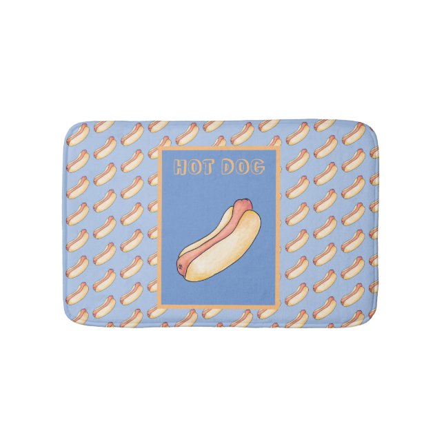 Hot dog bath mat (Front)