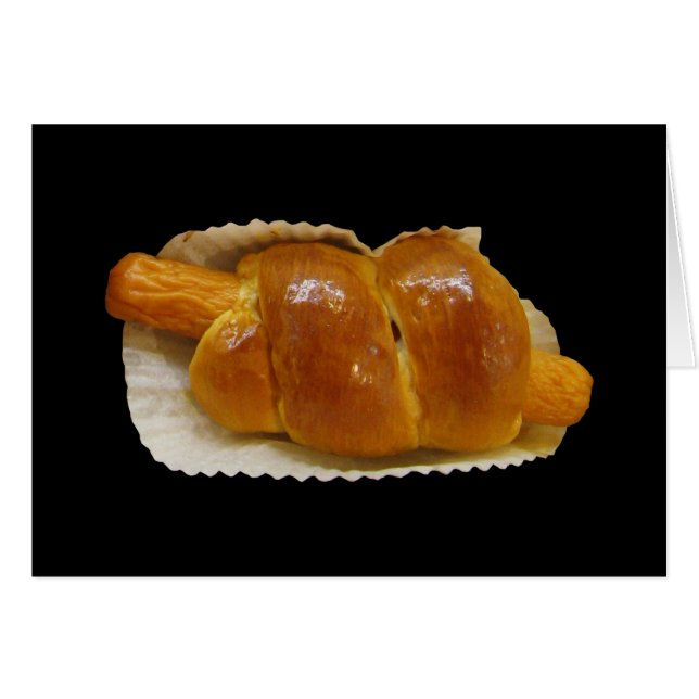 Hot Dog Cake ... Asian Dessert Food (Front Horizontal)