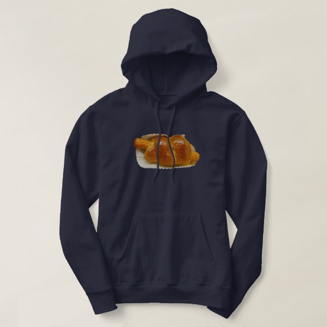 Hot Dog Cake ... Asian Dessert Food Hoodie (Design Front)