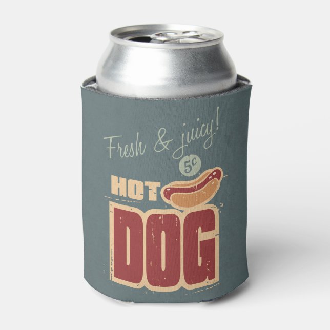 Hot Dog Can Cooler (Can Front)