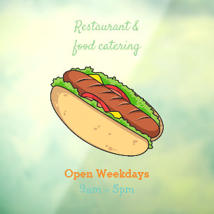 Hot dog cartoon illustration