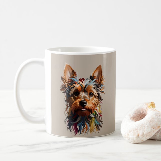 Hot Dog Coffee Combo Fun Design for Dog Coffee Lov Mug (With Donut)