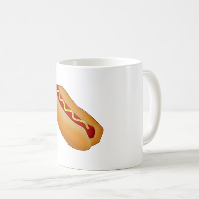 Hot Dog Coffee Mug (Front Right)