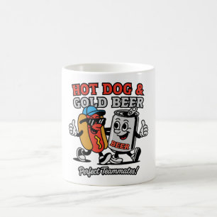 Hot Dog & Cold Beer Coffee Mug