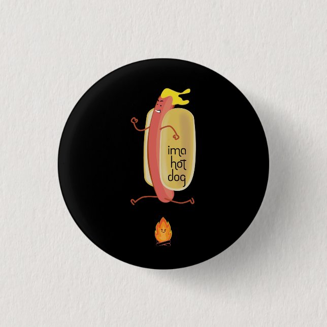 Hot Dog Dare Devil 3 Cm Round Badge (Front)