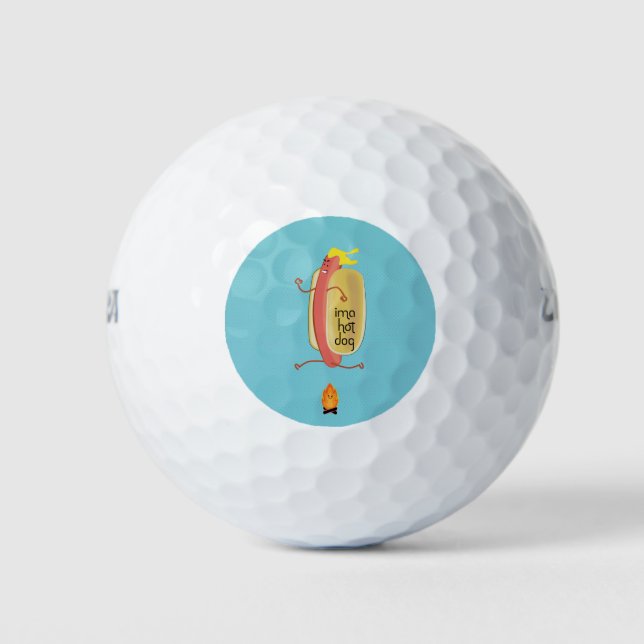 Hot Dog Dare Devil Golf Balls (Front)